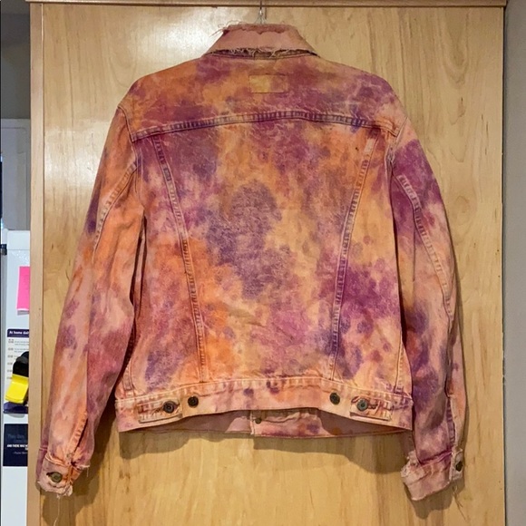 Vintage Levi’s Denim Jacket Tie Dye - Picture 6 of 7